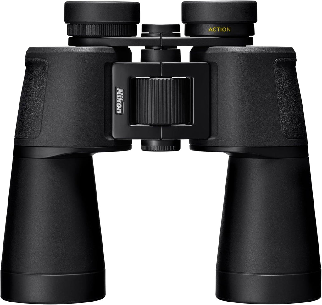 Nikon ACTION10x50 Binocular | Multilayer-Coated Nikon Optics, Bright 50mm Objective Lenses, 10x Power, Turn-and-Slide Adjustable eyecups and Tripod-Ready Porro-Prism Design