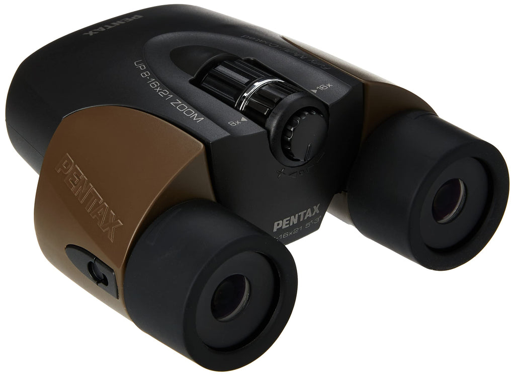 Pentax UP 8-16x21 Green Binoculars (Green) Fully-Multi Coating Zoom Tripod Socket Provide