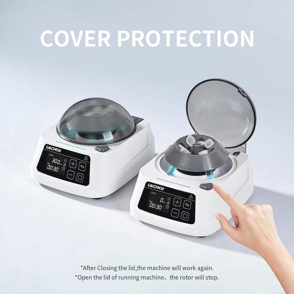 Mini Centrifuge Machine for Microtubes LCD 1000-10000RPM 5600Ãg RCF