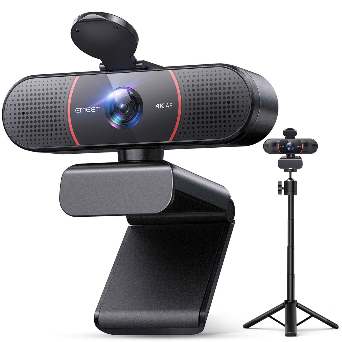 EMEET C960 Ultra 4K Webcam for Mac & PC, 1/1.5" Large Sensor, Metal Body