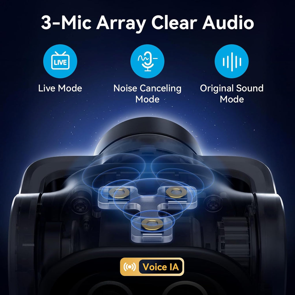EMEET PIXY Dual-Camera AI-Powered PTZ Camera 4K, AI Tracking