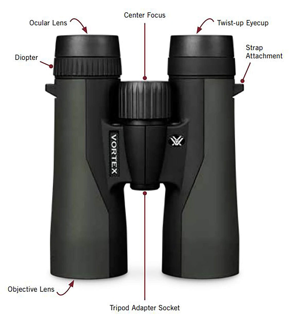Vortex Crossfire HD 10x42 Binoculars (Mossy Oak Bottomland)