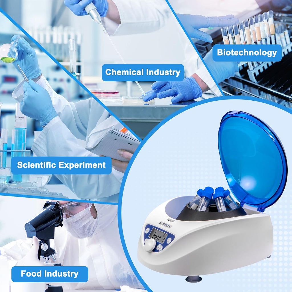 PRP Benchtop Centrifuge, 300-5000 RPM Lab Centrifuge
