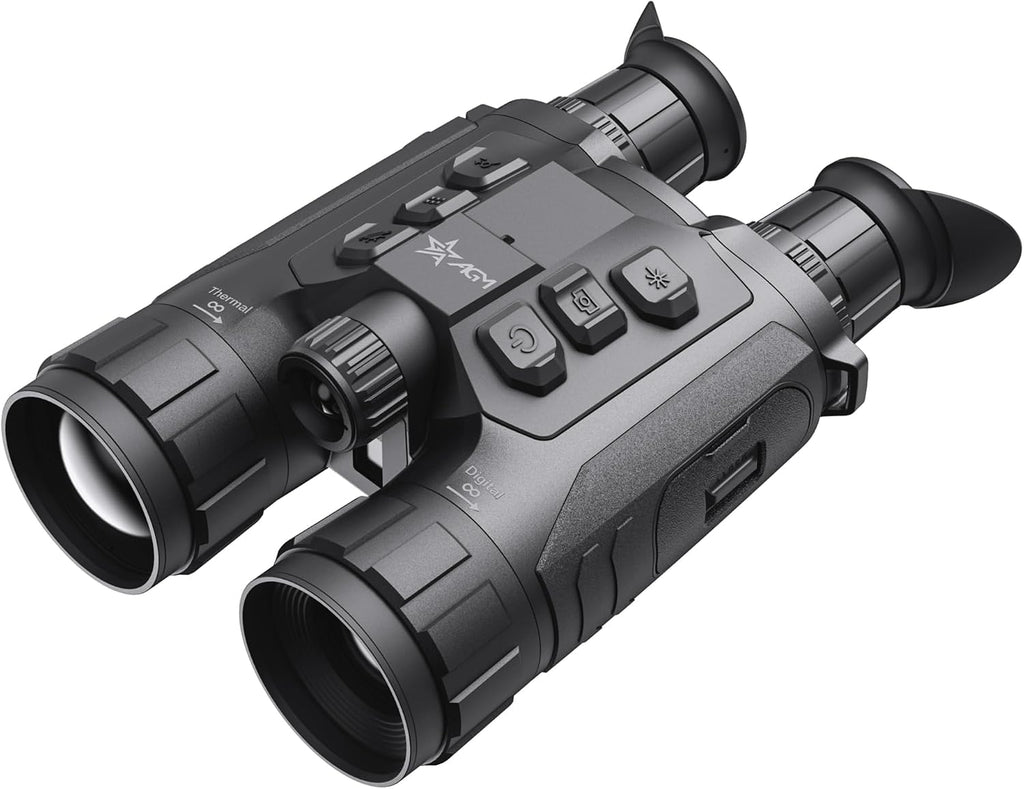 AGM Global Vision ObservIR LRF Dual-Spectrum Thermal & Digital Day/Night Vision Binoculars with Built-in Laser Range Finder, 4K Optical Channel