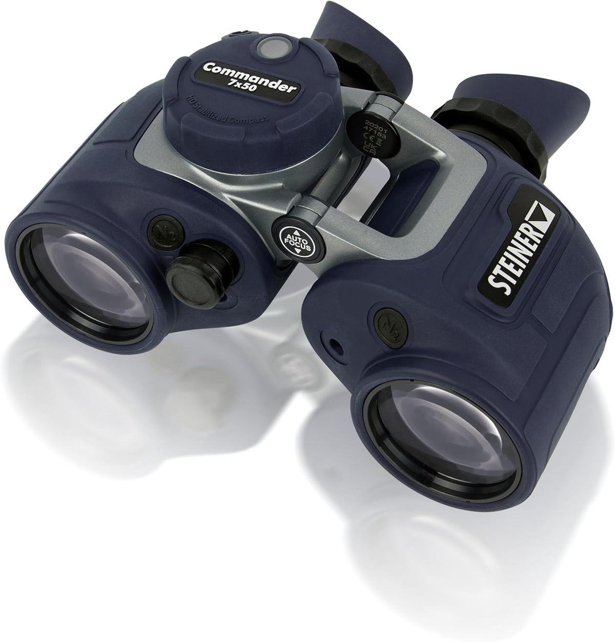 Steiner Optics Commander 7x50 Marine Binoculars with Integrated HD-Stabilized Compass â Professional Waterproof Boating Optics with Sports-Auto-Focus - German Qaulity and Heritage Warranty.