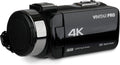 Vivitar 4K Video Camera, Wi-Fi Ultra HD Camcorder with 18x Digital Zoom, 3â IPS Touchscreen Video Recorder with Night Vision, Vlogging Camera with 3.5mm Microphone Jack, Rechargeable, SD Card Slot