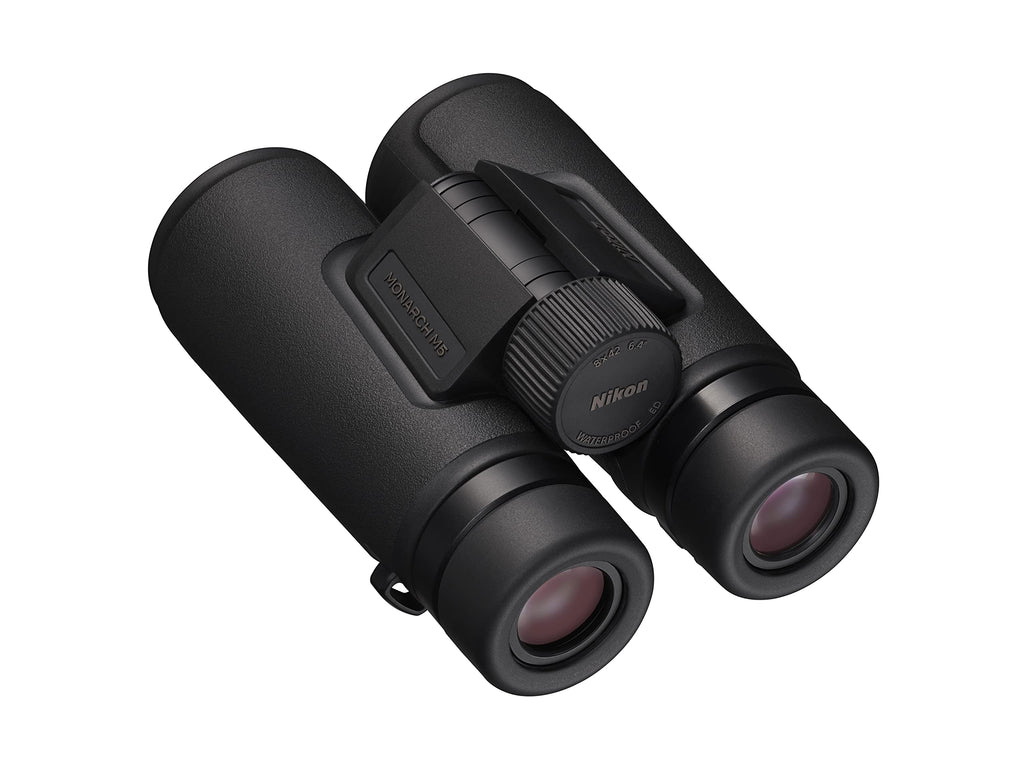 NIKON Monarch M5 Binoculars | Waterproof Fogproof ED Glass Optics with Dielectric Prism Coating | Bright High-Resolution Outdoor Binoculars for Birdwatching, Hiking & Wildlife, 8x42