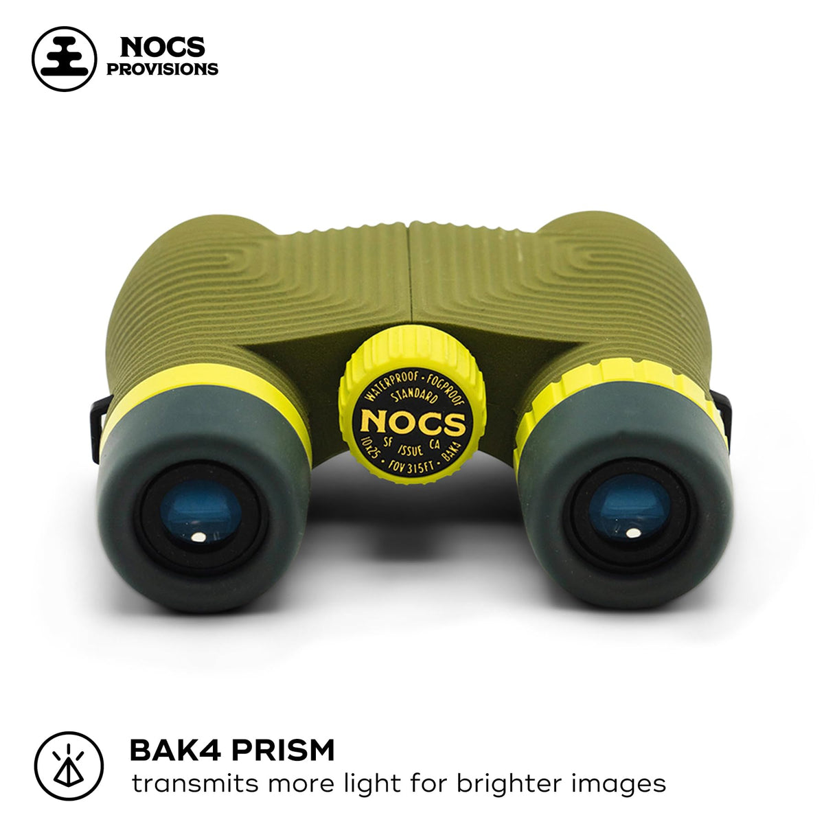Nocs Provisions Standard Issue 10x25 Binoculars, Waterproof, Bird Watching