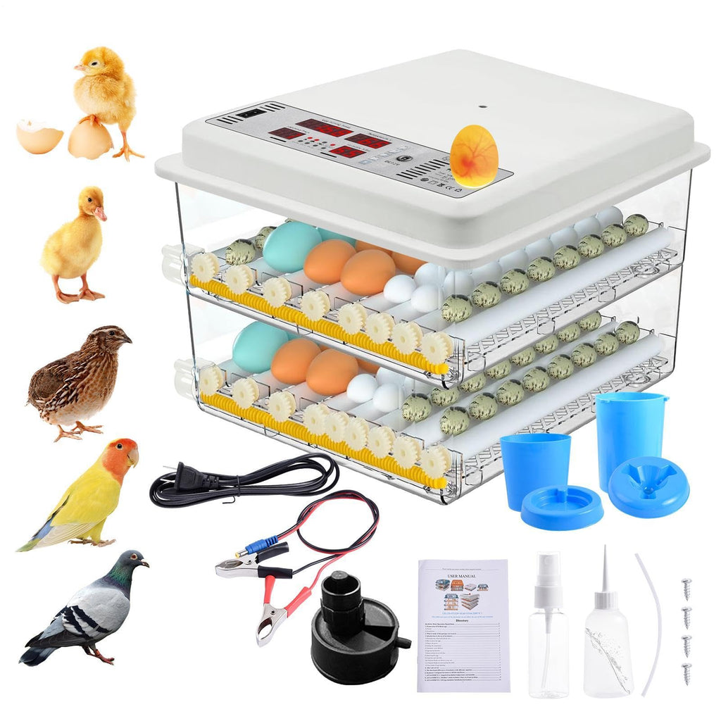 New 216 Egg incubators for Hatching Eggs with Automatic Turning