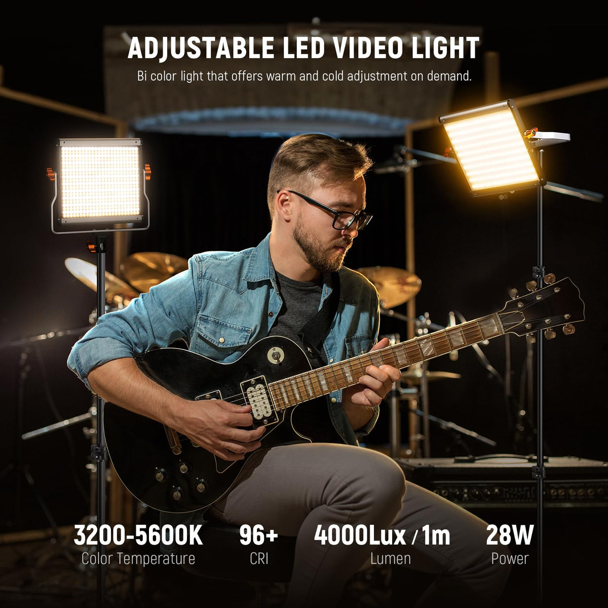NEEWER 660 PRO RGB LED Video Light with App Control/Barn Door/U Bracket