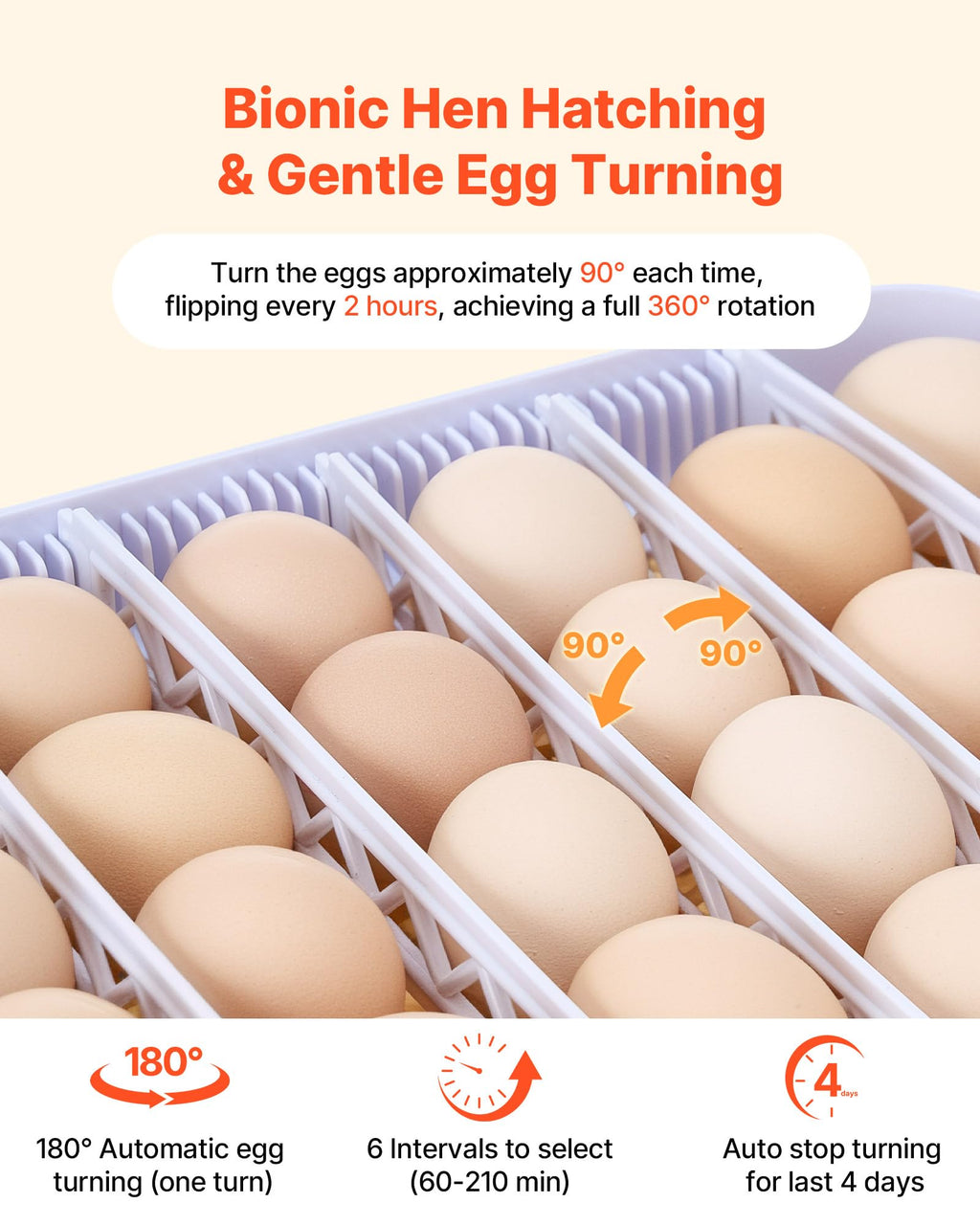 VEVOR 400 Egg Incubator, Poultry Incubator Cabinet with Automatic Eggs Turning, Temperature & Humidity Control, Heating & Cooling Egg Hatcher, Commercial Incubators for Hatching Chicks Ducks Goose