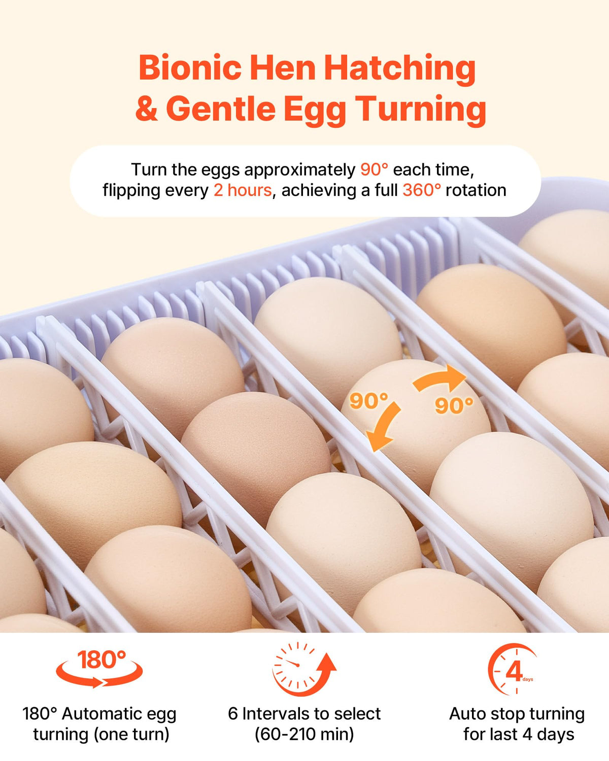 VEVOR 400 Egg Incubator, Poultry Incubator Cabinet with Automatic Eggs Turning, Temperature & Humidity Control, Heating & Cooling Egg Hatcher, Commercial Incubators for Hatching Chicks Ducks Goose