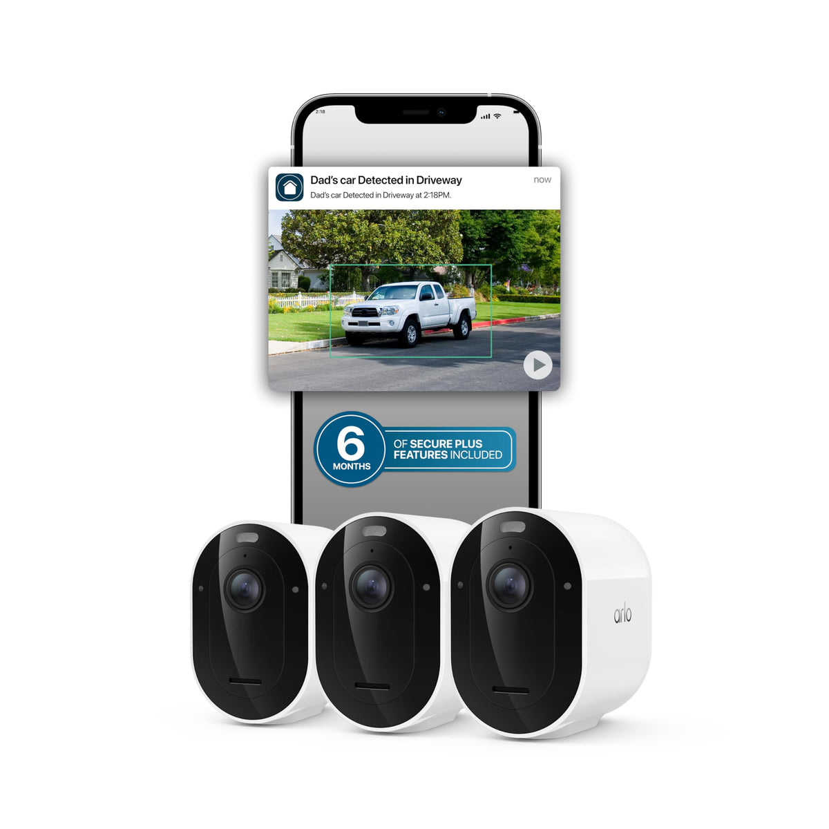 Arlo Pro Wireless Security Camera 2K HDR (6th Gen) - 4-Cam
