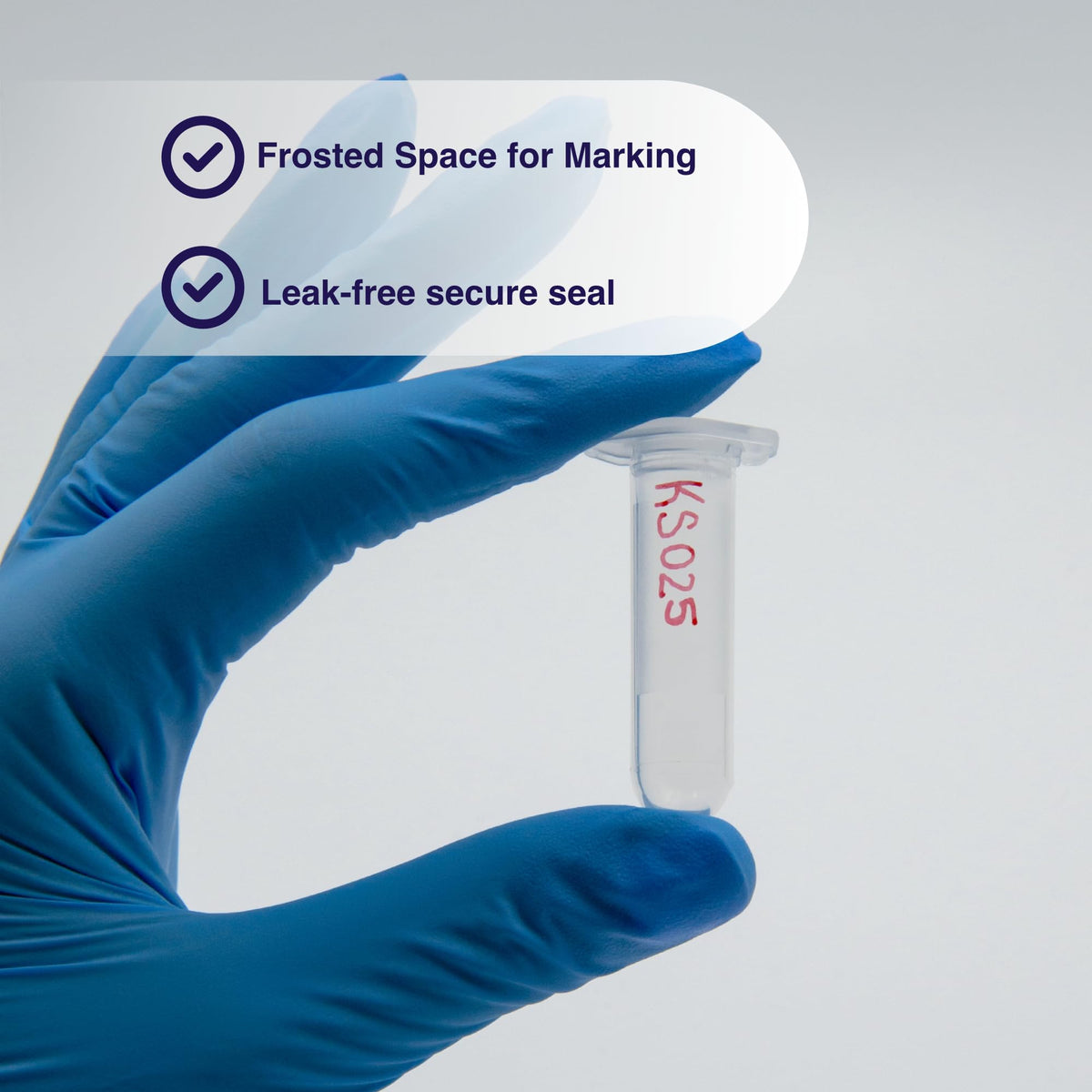 Kashi Scientific 50mL Self Standing Centrifuge Tubes with Screw Cap Lid, Lab Grade Polypropylene Plastic, Skirted, Printed Graduation, Write-on Spot [50mL Self-Standing, 500]