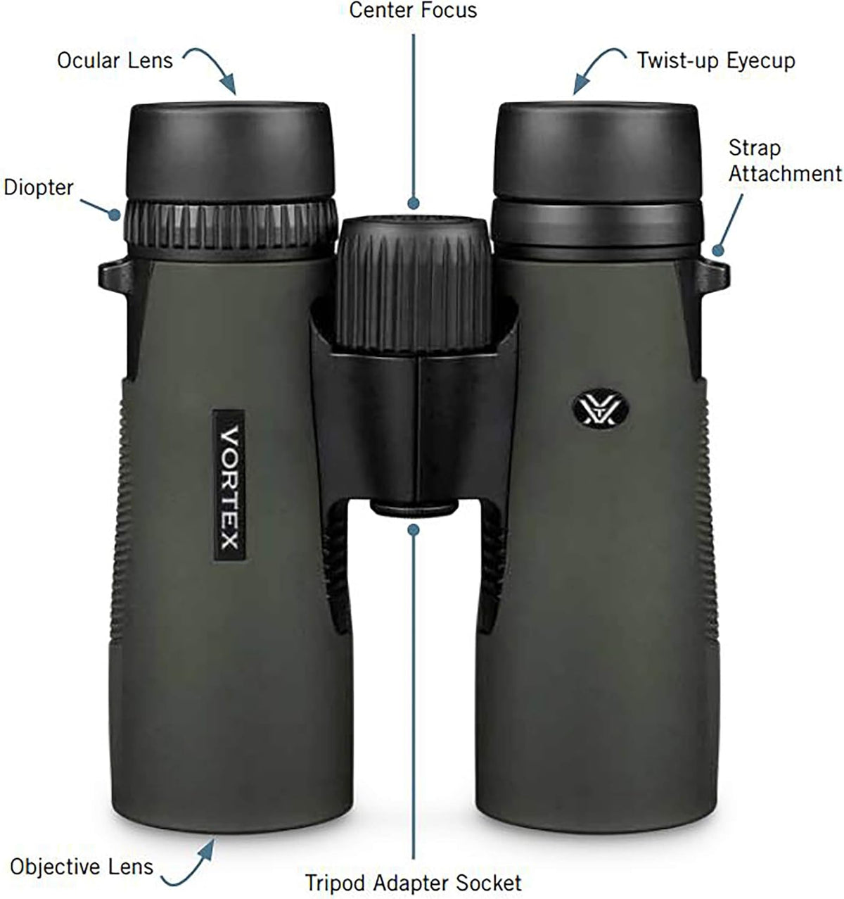 Vortex Diamondback HD 10x28 Binoculars