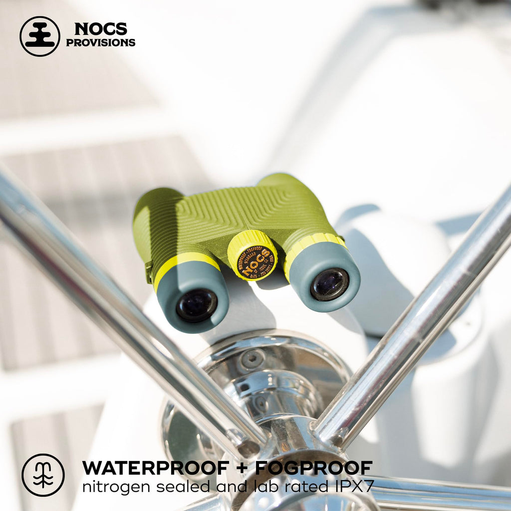 Nocs Provisions Standard Issue 10x25 Binoculars, Waterproof, Bird Watching