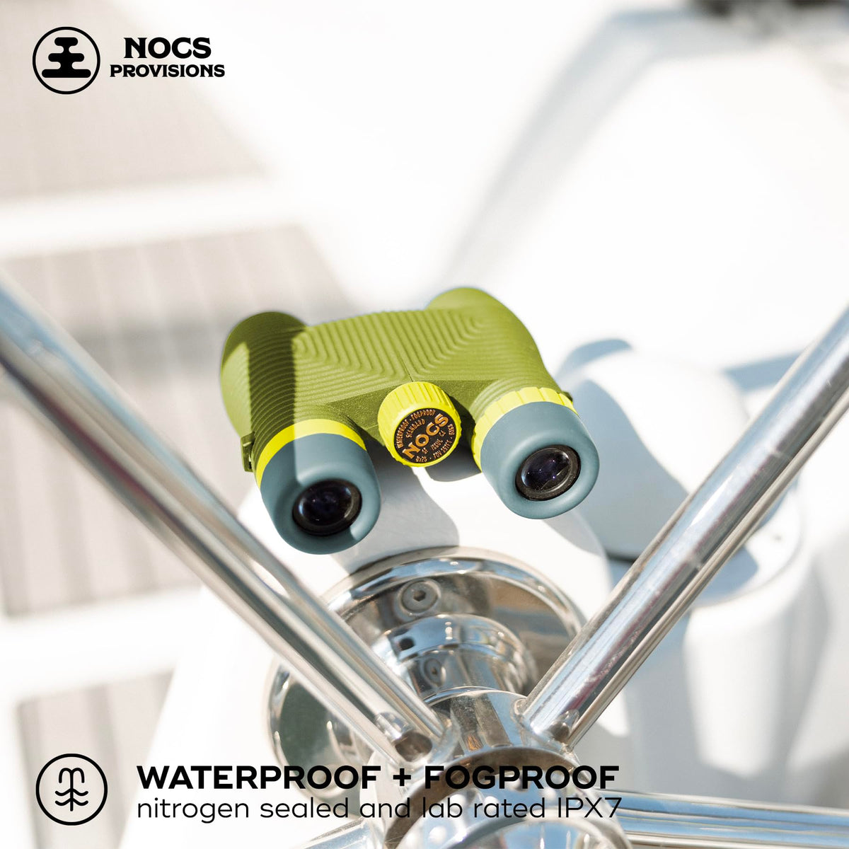 Nocs Provisions Standard Issue 10x25 Binoculars, Waterproof, Bird Watching
