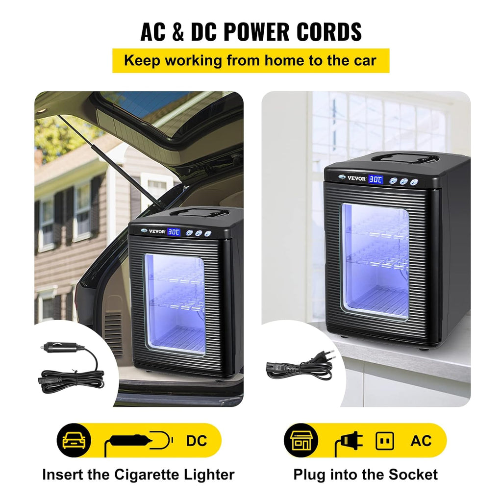 Happybuy Black Reptile Incubator 25L Digital Incubator for Small Reptiles with Cooling and Heating 5-42C
