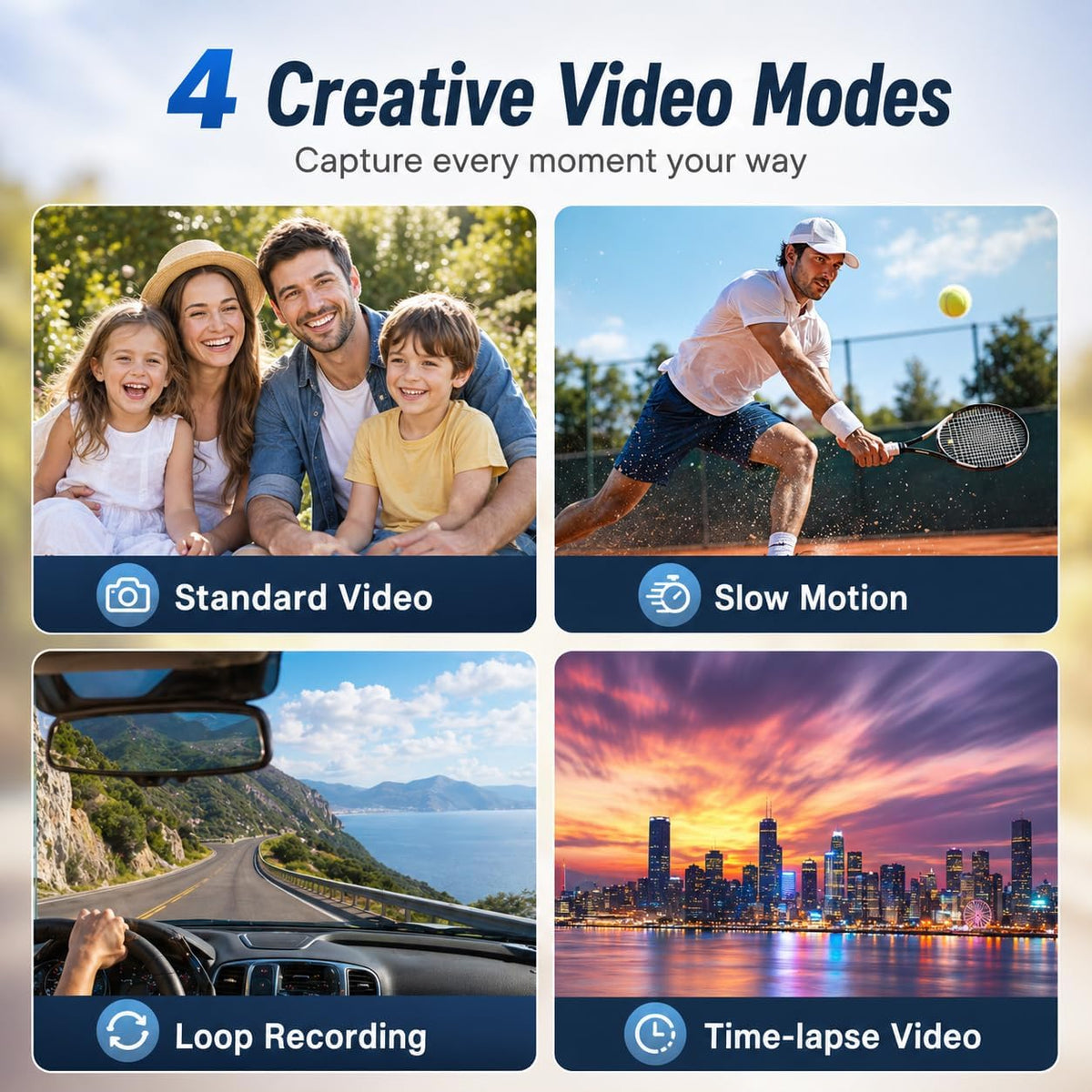 8K Video Camera, 48MP Vlogging Camcorder With IR Night Vision for Youtubers