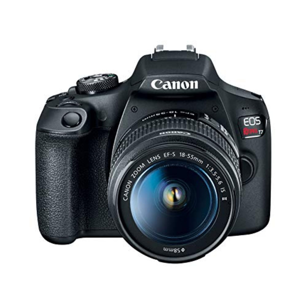Canon EOS Rebel T7 DSLR Camera Double Zoom Lens Kit with EF-S 18-55mm and EF 75-300mm Lenses, 24.1 Megapixel CMOS (APS-C) Sensor, Full HD Videos, Wi-Fi, Beginner Photographers, Digital Camera, Black