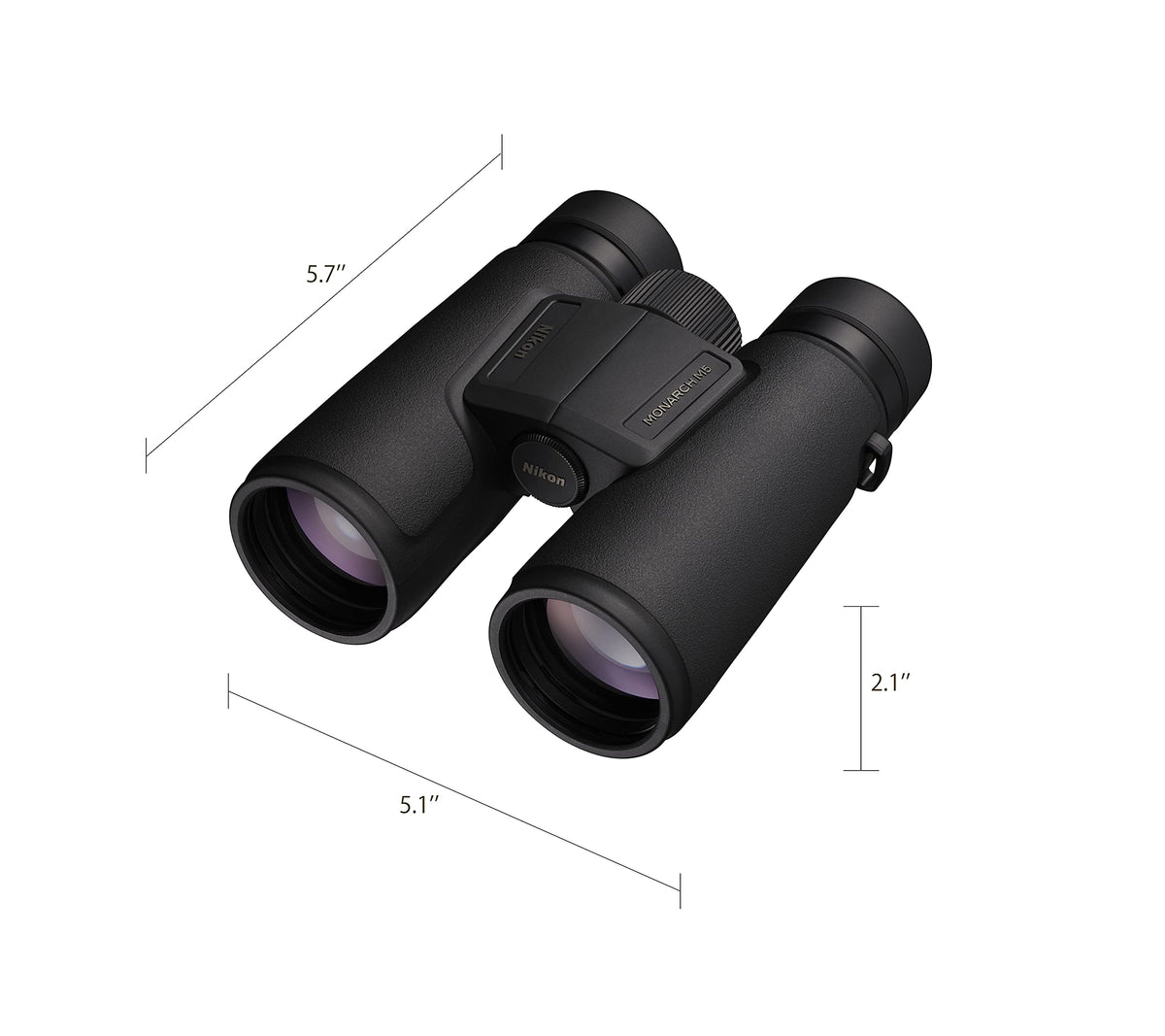 NIKON Monarch M5 Binoculars | Waterproof Fogproof ED Glass Optics with Dielectric Prism Coating | Bright High-Resolution Outdoor Binoculars for Birdwatching, Hiking & Wildlife, 8x42