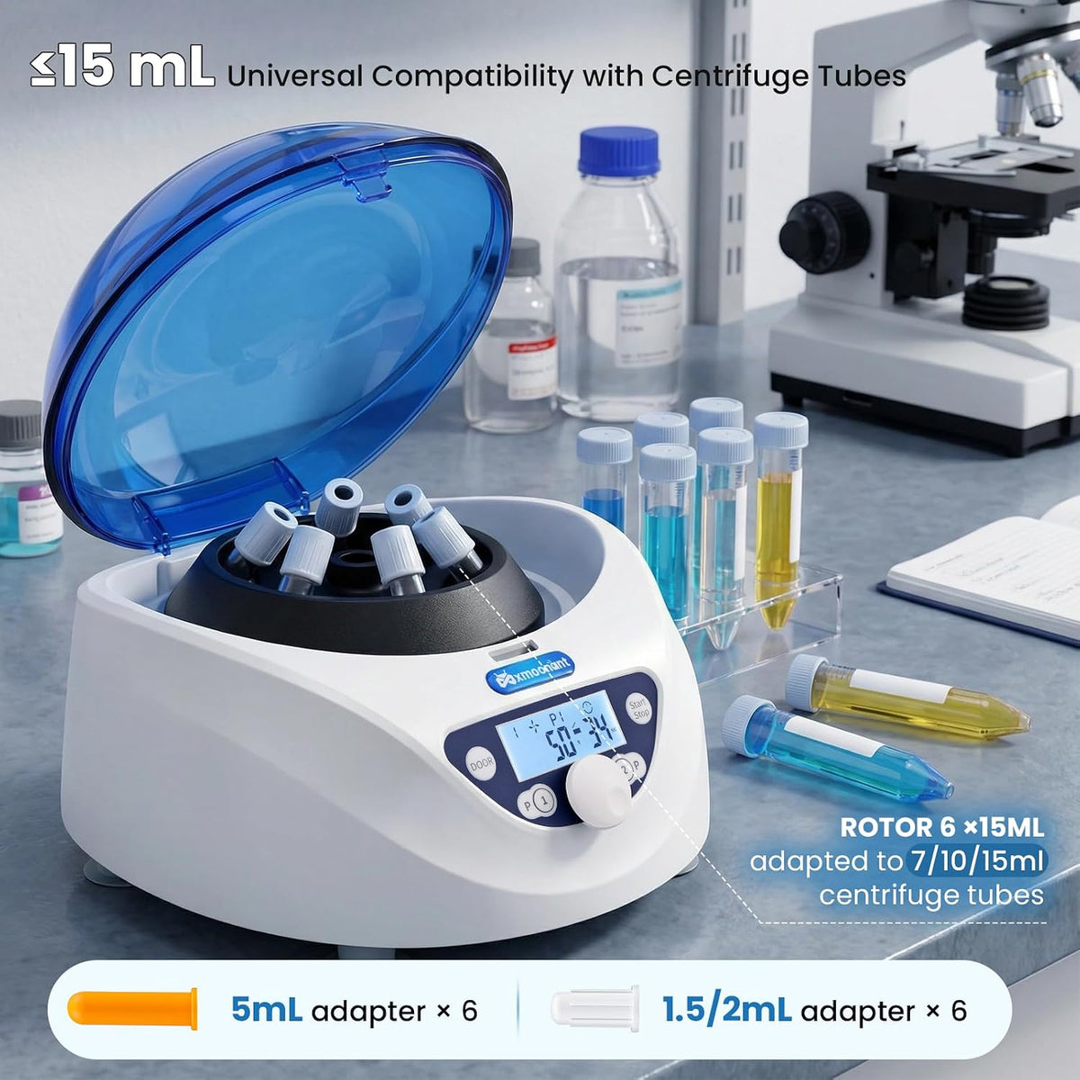 Mxmoonant Centrifuge Machine, Lab PRP Benchtop Desktop Centrifuges