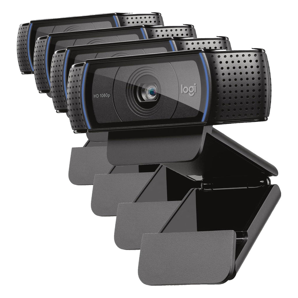 Logitech C922x HD Pro PC Webcam, Full HD 1080p/30fps or 720p/60fps Video, HD Light Correction, Works with Microsoft Teams, Google Meet, Zoom, Nintendo Switch 2âs new GameChat mode, Mac/Tablet- Black