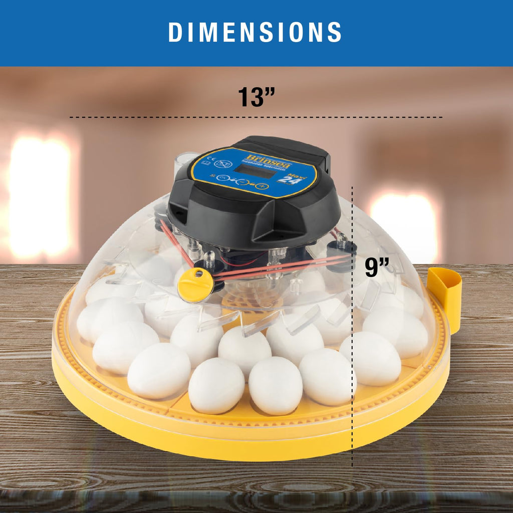 Brinsea Mini II Advance Incubator with Automatic Turner for Hatching 7 Eggs