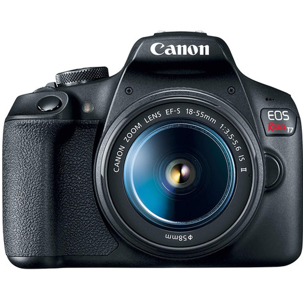 Canon EOS Rebel T7 DSLR Camera with 18-55mm Lens (Black) (Renewed)