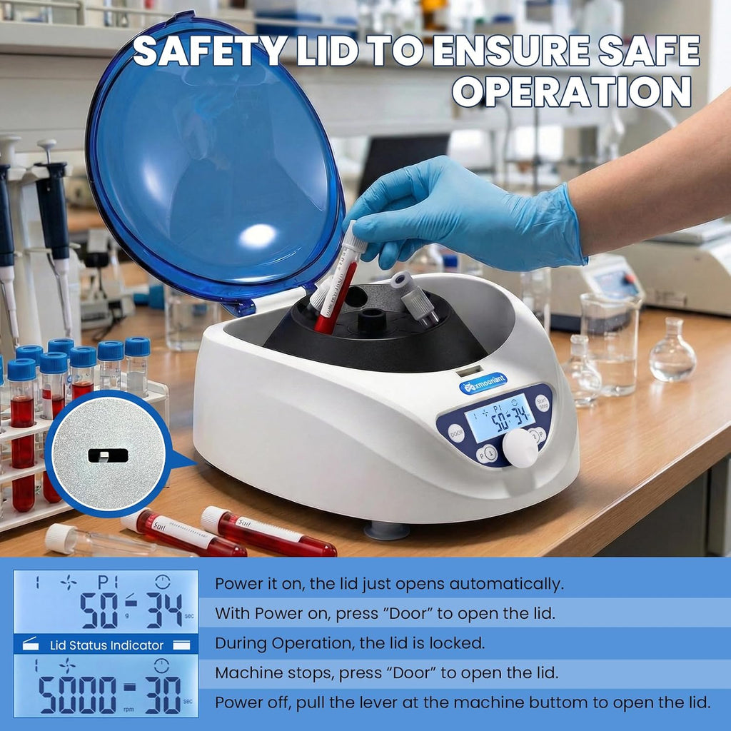 Mxmoonant Centrifuge Machine, Lab PRP Benchtop Desktop Centrifuges