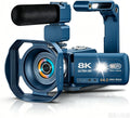 8K Video Camera Camcorder 64MP Wifi IR Night Vision Webcam Camcorders