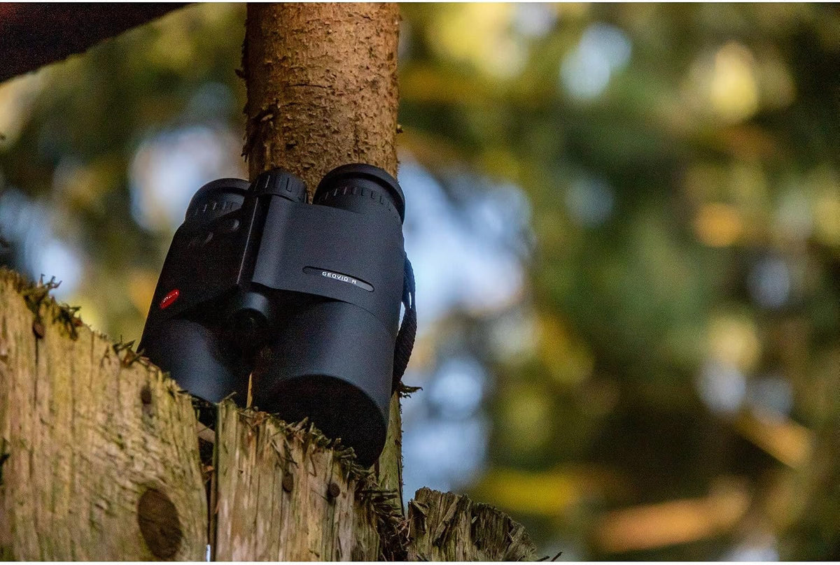 LEICA Geovid R Gen 2022 Compact Lightweight Hunting Bird Watching Rangefinder Binoculars with Carrying Strap Incuded, 15X56