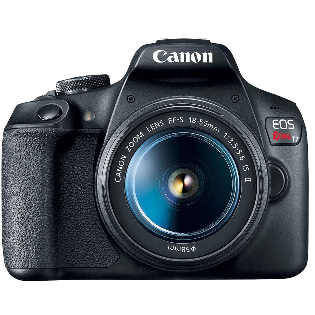 Canon EOS Rebel T7 DSLR Camera with 18-55mm Lens (Black) (Renewed)