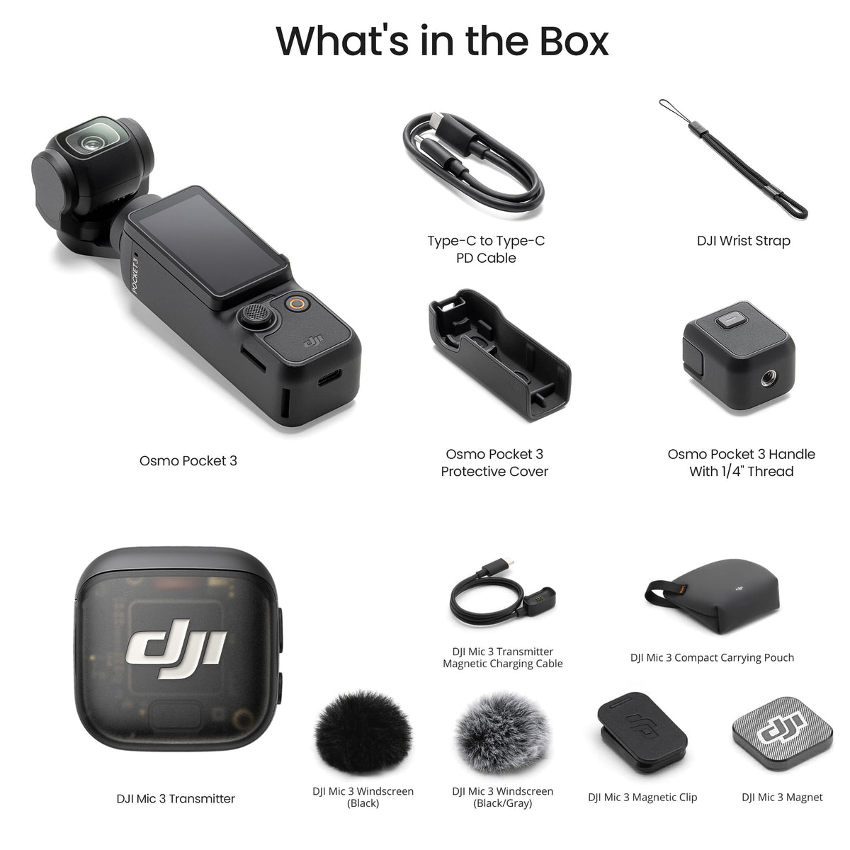 DJI Osmo Pocket 3 Vlogging Camera DJI Osmo Pocket 3 Vlog Bundle