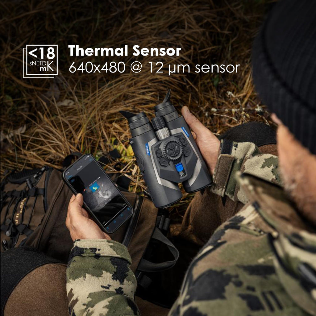 Pulsar Symbion LRF Multispectral Thermal and Digital Night Vision Binoculars with Laser Range Finder