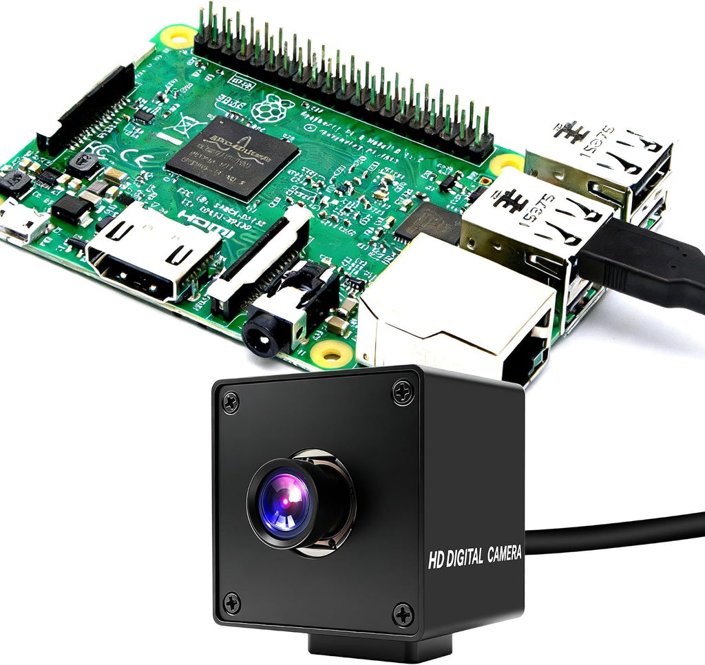 230fps USB Camera, 12MP Webcam with 90 Degree Autofocus Lens