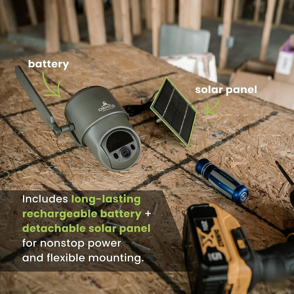 TACTACAM Defend 360 Cellular Security Camera, Solar Power, No WiFi