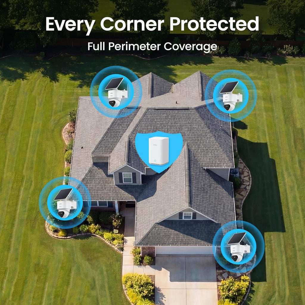 aosu T2 Ultra 4K Security Camera Wireless Outdoor, 360Â° AI Triple Detection