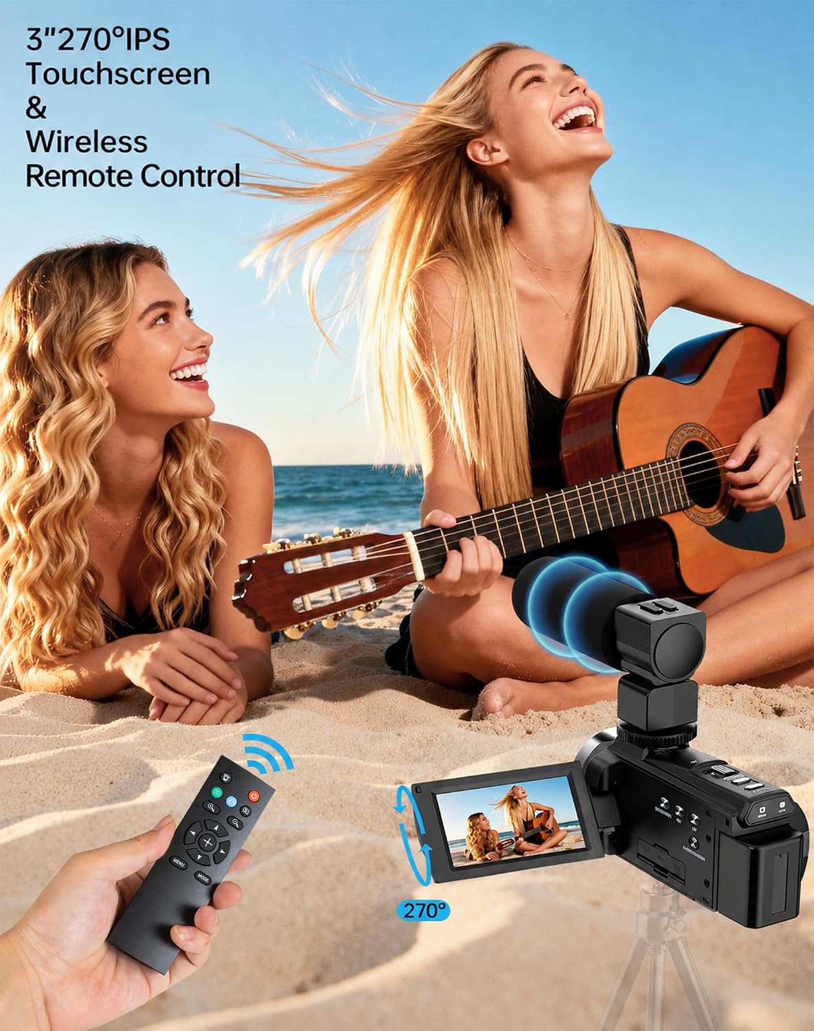 5K Video Camera Camcorder Digital Video Camera for YouTube