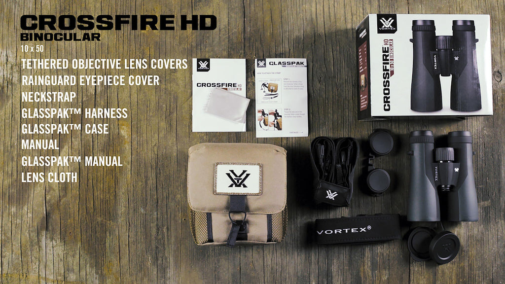 Vortex Crossfire HD 10x42 Binoculars (Mossy Oak Bottomland)