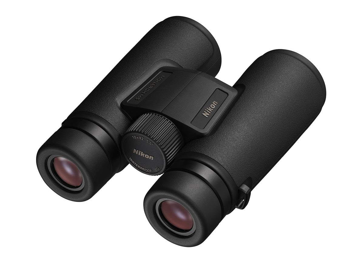 NIKON Monarch M5 Binoculars | Waterproof Fogproof ED Glass Optics with Dielectric Prism Coating | Bright High-Resolution Outdoor Binoculars for Birdwatching, Hiking & Wildlife, 8x42