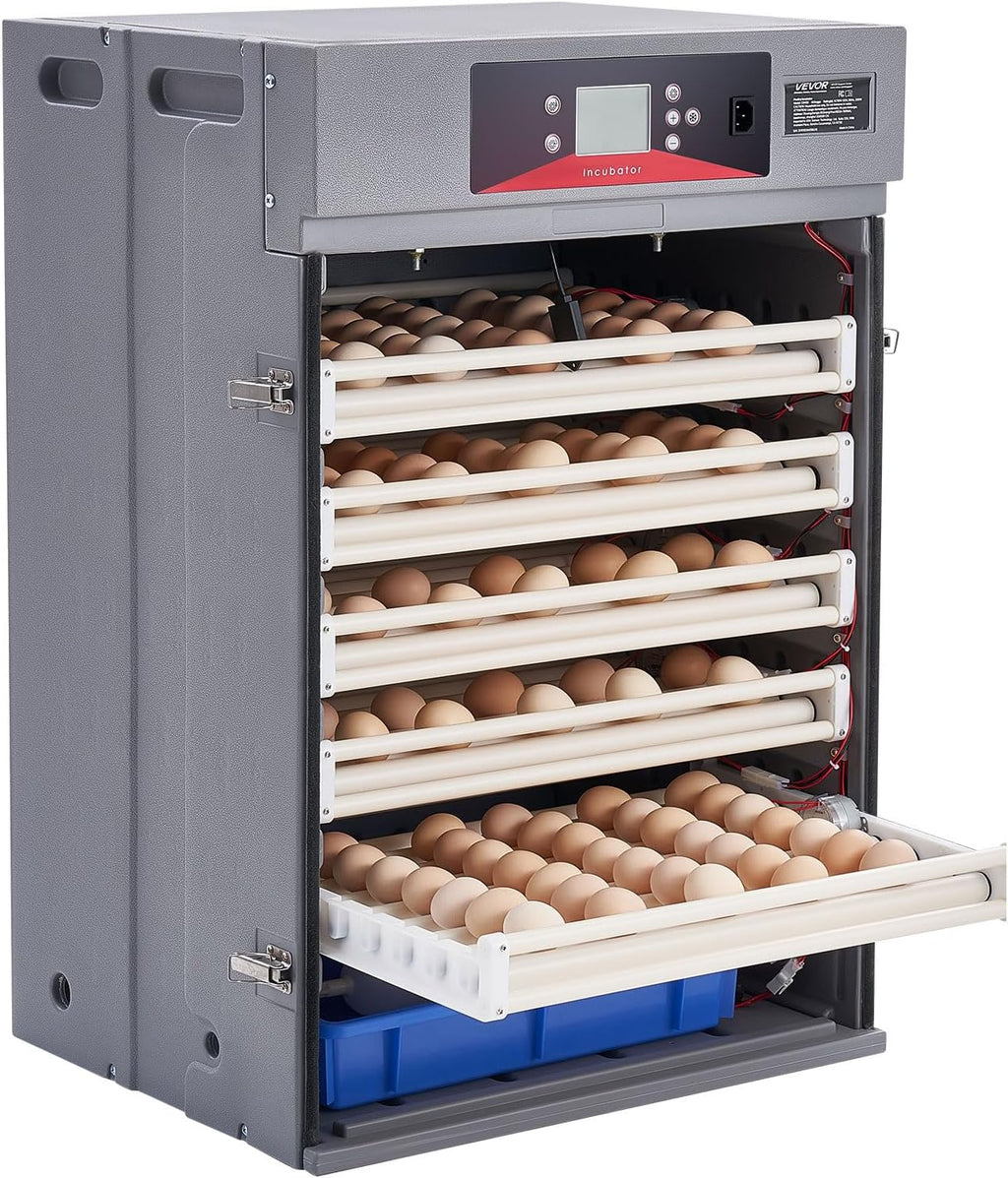 VEVOR 400 Egg Incubator, Poultry Incubator Cabinet with Automatic Eggs Turning, Temperature & Humidity Control, Heating & Cooling Egg Hatcher, Commercial Incubators for Hatching Chicks Ducks Goose