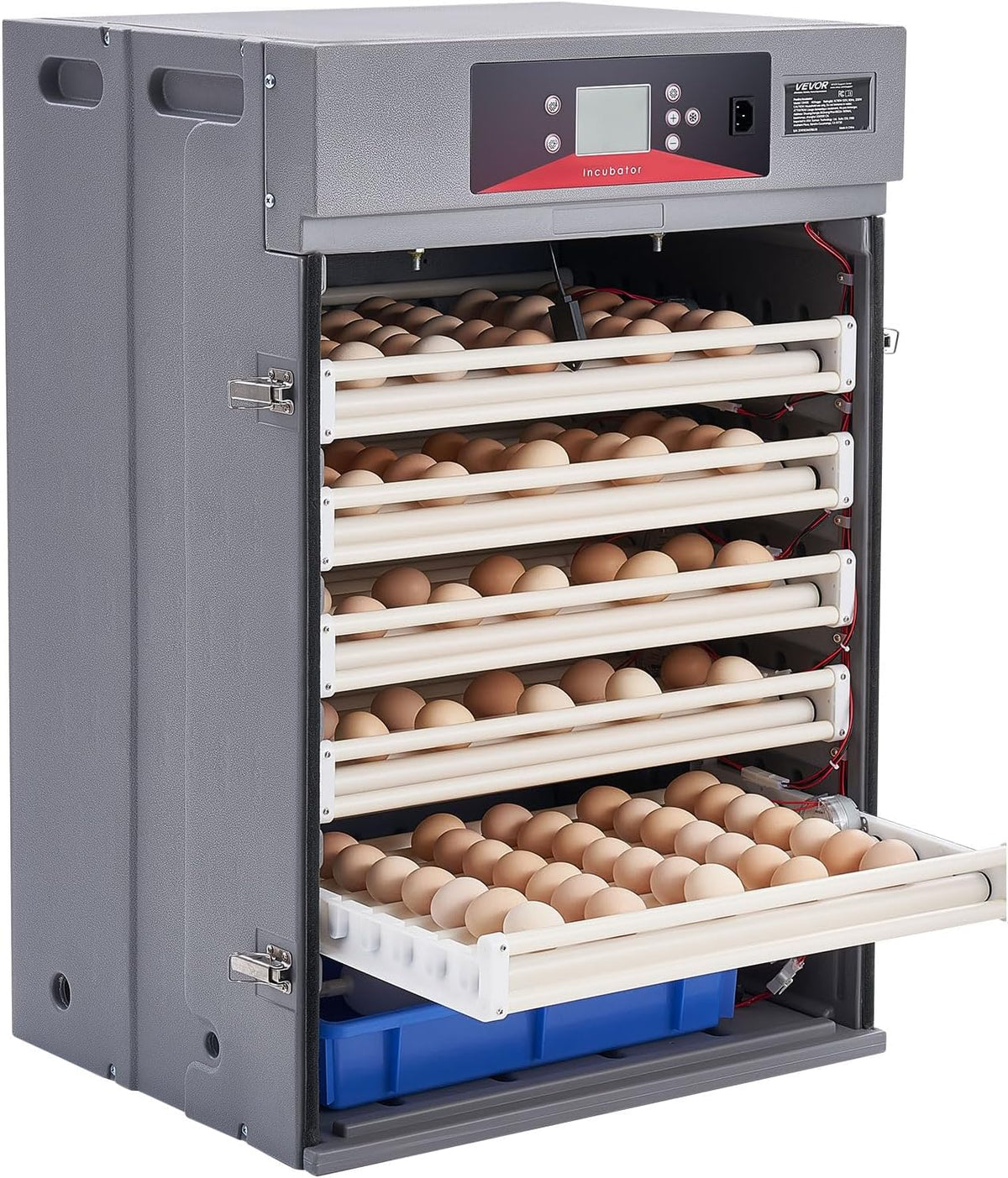 VEVOR 400 Egg Incubator, Poultry Incubator Cabinet with Automatic Eggs Turning, Temperature & Humidity Control, Heating & Cooling Egg Hatcher, Commercial Incubators for Hatching Chicks Ducks Goose