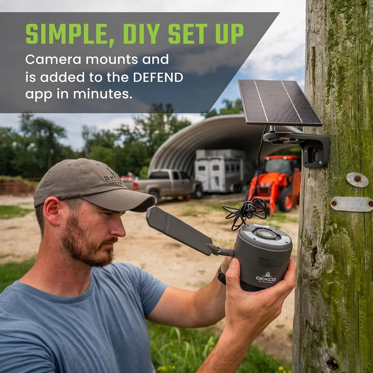 TACTACAM Defend 360 Cellular Security Camera, Solar Power, No WiFi
