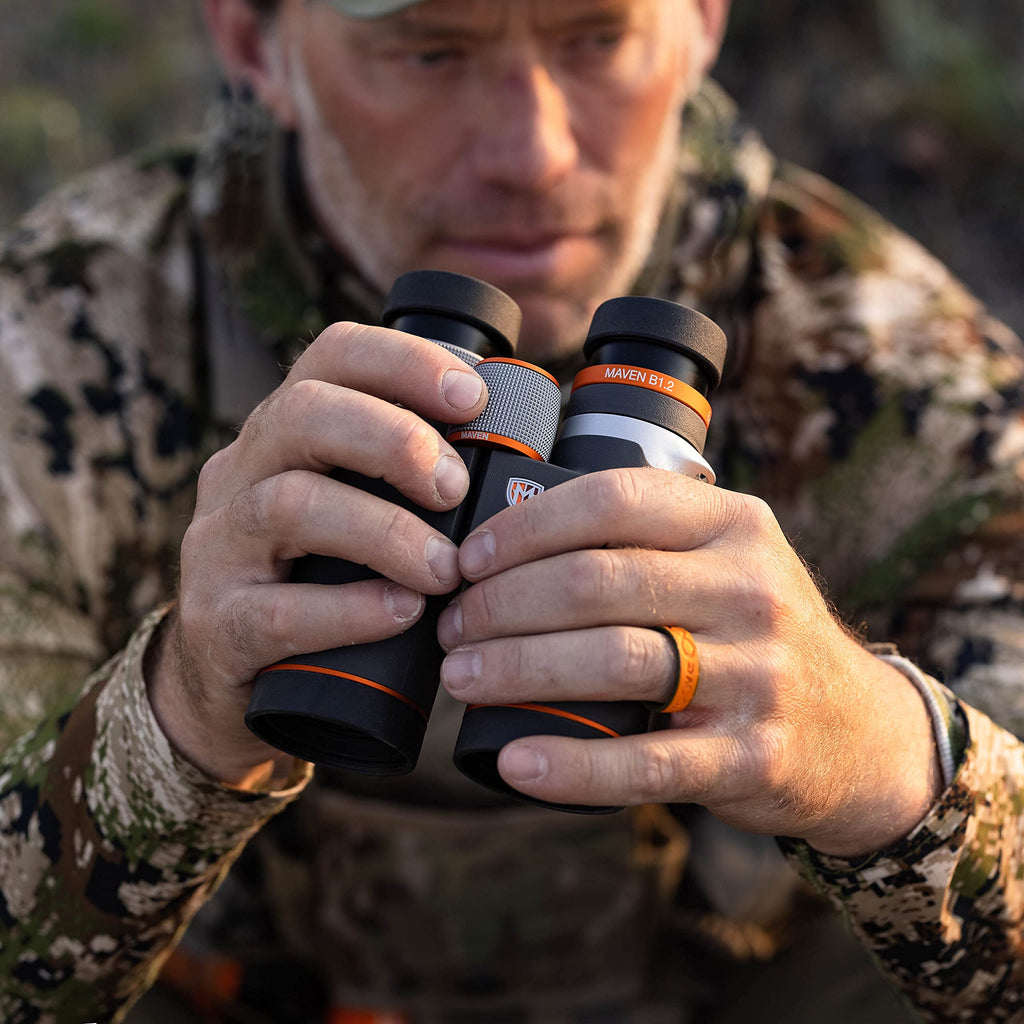 Maven B1.2 10x42mm Binocular | Moss/Black/ED Glass
