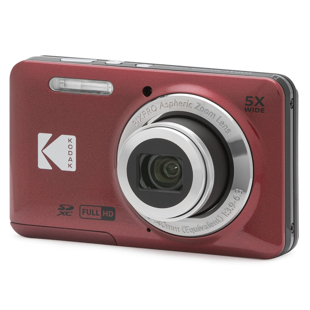 KODAK PIXPRO FZ55 16MP Compact Digital Camera, 5X Optical Zoom, Blue