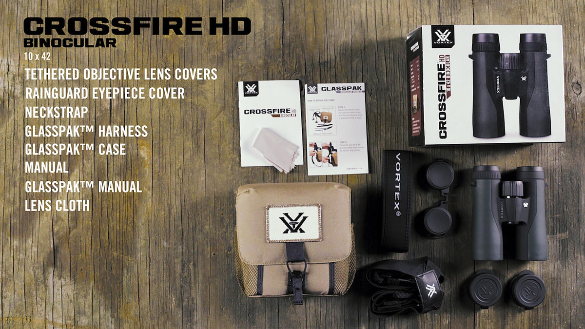 Vortex Crossfire HD 10x42 Binoculars (Mossy Oak Bottomland)