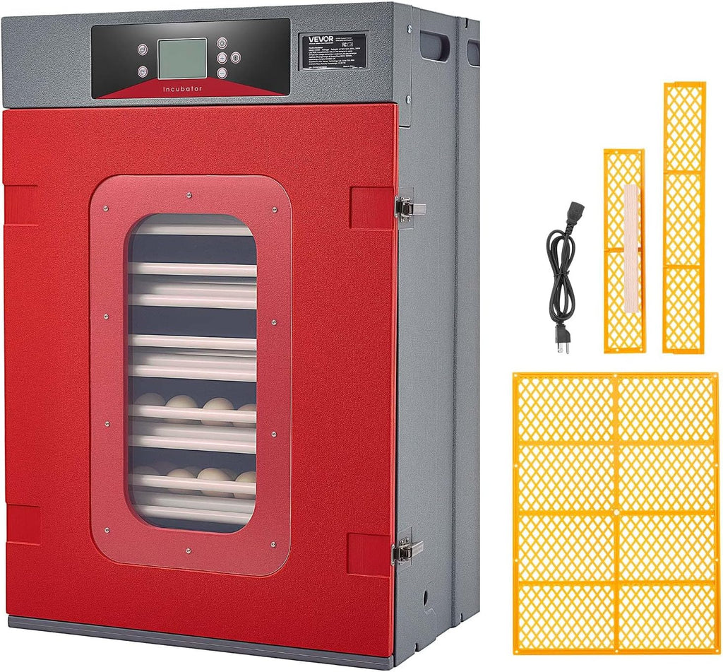 VEVOR 400 Egg Incubator, Poultry Incubator Cabinet with Automatic Eggs Turning, Temperature & Humidity Control, Heating & Cooling Egg Hatcher, Commercial Incubators for Hatching Chicks Ducks Goose