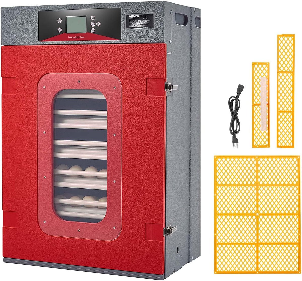 VEVOR 400 Egg Incubator, Poultry Incubator Cabinet with Automatic Eggs Turning, Temperature & Humidity Control, Heating & Cooling Egg Hatcher, Commercial Incubators for Hatching Chicks Ducks Goose