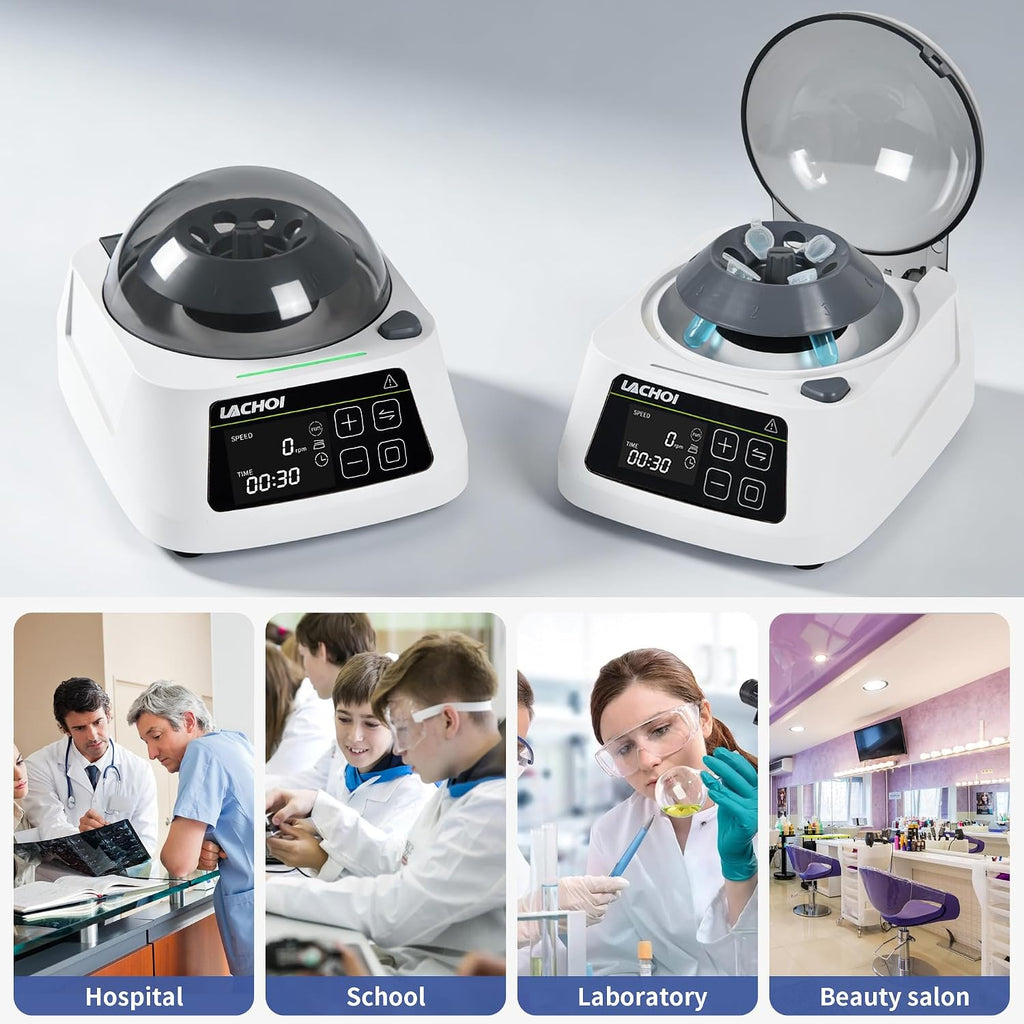 Mini Centrifuge Machine for Microtubes LCD 1000-10000RPM 5600Ãg RCF